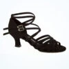 Diamant Narrow Strappy Ballroom & Latin Sandal 2" - Black -dance costume 108 036 335 diamant narrow strappy ballroom latin sandal 2 black main image 76107.1678927502