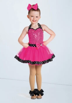 Weissman Boogie Fever -dance costume 13505 cerise 6976 14403.1678888078