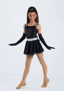 Weissman One Kiss -dance costume 14156 black 6602 15337.1678888934