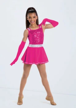 Weissman One Kiss -dance costume 14156 cerise 6685 82738.1698816560