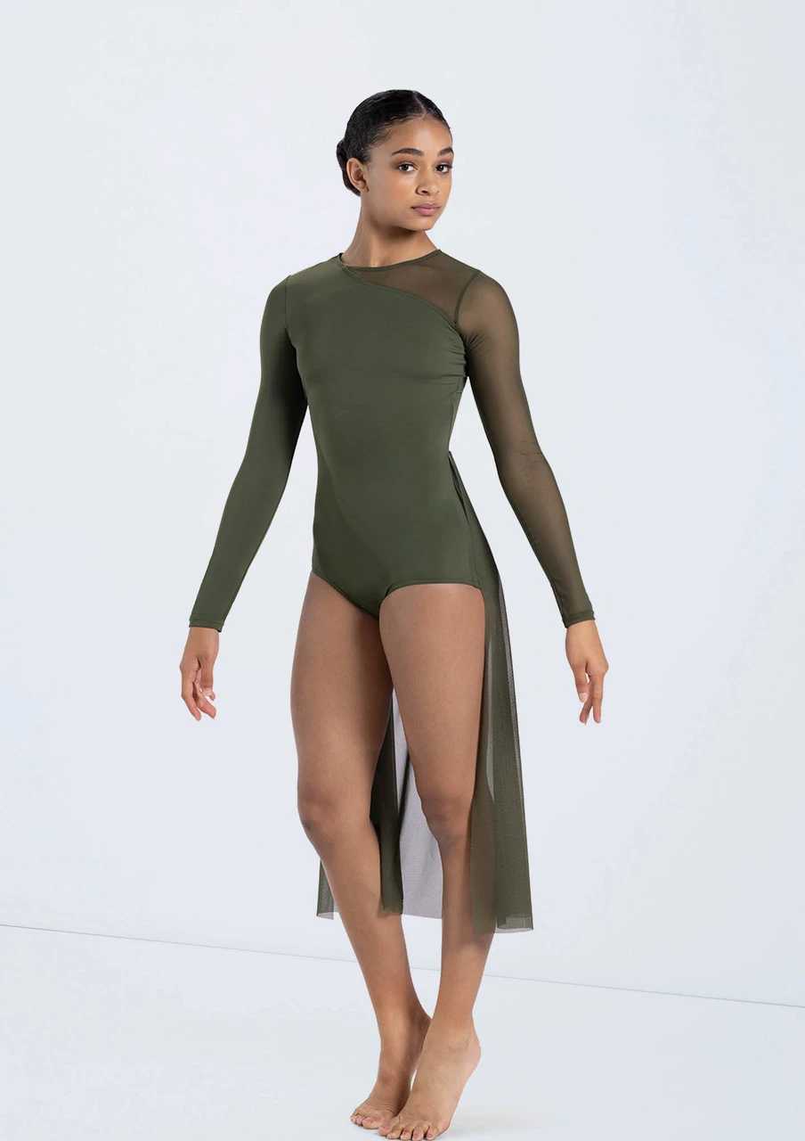 Weissman Long Sleeve Back Panel Leotard 8 Weissman Long Sleeve Back Panel Leotard - Image 6