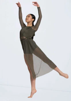 Weissman All Through The Night -dance costume 14443 olive 5559 20959.1698713337