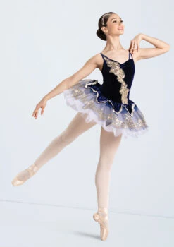Weissman Paquita 8 Weissman Paquita -dance costume 14708 navy 7010 45085.1678890084
