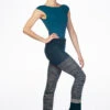 Intermezzo High Waist Roll Top Warm Up Pants -dance costume 5232 intermezzo high waist roll top warm up pants blue side no1 50708.1676420941