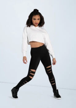 Weissman Long Sleeve Cropped Hoodie 10 Weissman Long Sleeve Cropped Hoodie -dance costume AH10417 white MT10411 black 2689 10406.1678890513