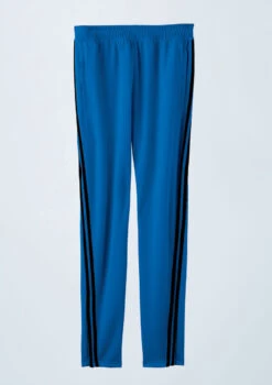 Weissman Unisex Striped Jogger Pants -dance costume AH10468 royal 7906 34646.1678890513