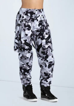 Weissman Camouflage Pop Star Pants -dance costume AH11515 gray 7544 20389.1678890566