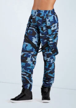 Weissman Camouflage Pop Star Pants -dance costume AH11515 navy 165971 93819.1698840265