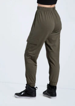 Weissman French Terry Cargo Pants -dance costume AH12728 armygreen 086 67980.1678890683