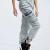 Weissman Denim Cargo Pocket Joggers -dance costume AH13168 acidwash 1851 26488.1695100805