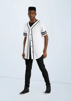 Weissman Oversized Baseball Jersey 14 Weissman Oversized Baseball Jersey -dance costume AH9224 white AH10781 black 4759 25575.1678890724