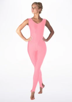 Alegra Shiny Deanna Unitard -dance costume ALC0216 MAIN PNK 08077.1678871203