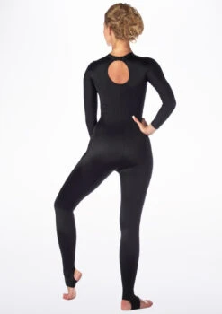 Alegra Shiny Aspen Catsuit -dance costume ALC0292 BACKM BLK 41756.1678871305