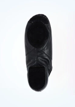 Alegra Basic Split Sole Jazz Shoe - Black -dance costume ALJ0010 SOLEM BLK 01278.1678872548