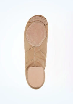 Alegra Basic Split Sole Jazz Shoe - Tan -dance costume ALJ0010 TAN SOLEM TAN 14759.1678872543