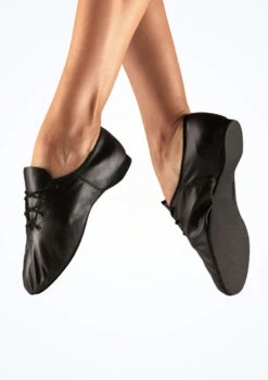 Alegra Orleans Full Sole Jazz Shoe -dance costume ALJ0013 LEGMAIN BLK T 99398.1691193067