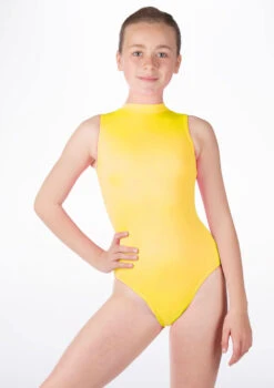 Alegra Girls Shiny Verity Leotard 38 Alegra Girls Shiny Verity Leotard -dance costume ALL5210 MAIN YEL 46907.1678874176