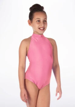 Alegra Girls Shiny Nola Leotard -dance costume ALL5217 MAIN PNK 74810.1678874243