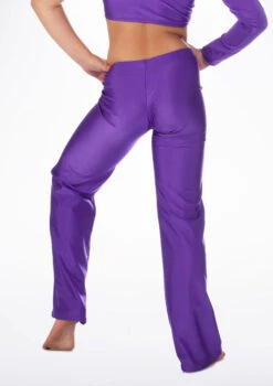Alegra Girls Shiny Jazz Pant 30 Alegra Girls Shiny Jazz Pant -dance costume ALP5208 MAIN PUR 84726.1678876161