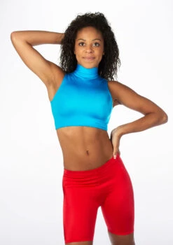 Alegra Shiny Maris Dance Crop Top -dance costume ALS0264S MAIN KIN 60022.1678878185