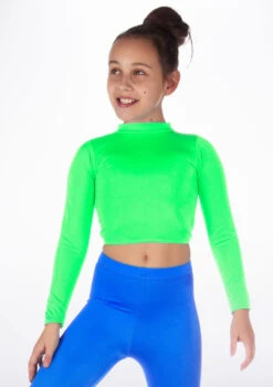 Alegra Girls Shiny Raya Dance Top -dance costume ALS5267 MAIN FGR 62224.1678878576