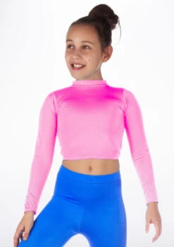Alegra Girls Shiny Raya Dance Top -dance costume ALS5267 MAIN FPK 13249.1678878575