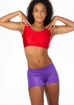 Alegra Shiny Betty Dance Crop Top 41 Alegra Shiny Betty Dance Crop Top -dance costume ALS5270 MAINT RED T 67386.1678878225