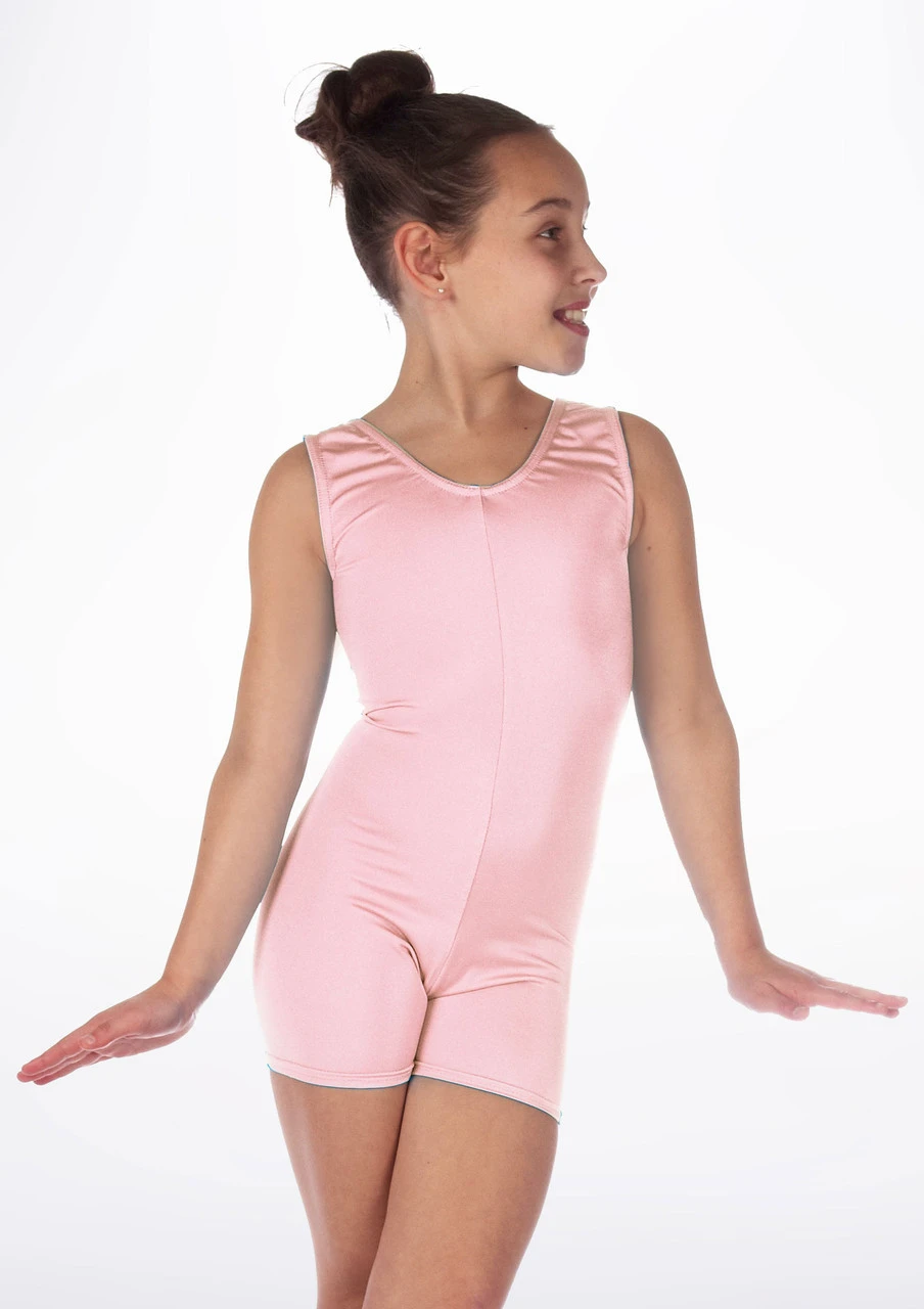 Alegra Girls Shiny Hotpant Unitard 13 Alegra Girls Shiny Hotpant Unitard - Image 11