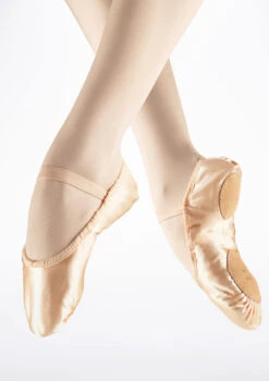 Bloch Prolite Split Sole Satin Ballet Shoe -dance costume BL238L MAIN PNK T 35545.1698800446