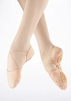 Bloch Elastosplit ES0251L Split Sole Ballet Shoe -dance costume BL251 MAIN PNK T 15307.1698799055