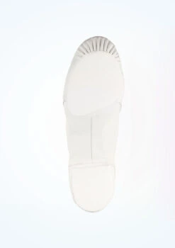 Bloch Split Sole Jazz Shoe - White -dance costume BL405 SOLEM WHT 36424.1678926224