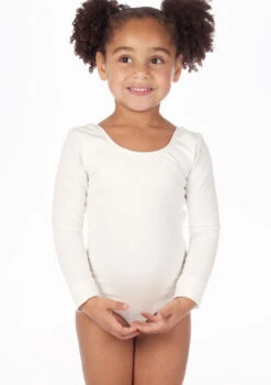 Bloch Girls Long Sleeve Cotton Leotard 13 Bloch Girls Long Sleeve Cotton Leotard -dance costume BLCL5409 MAINT WHT T 28794.1698798550