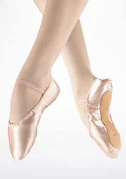 Bloch Debut Full Sole Satin Ballet Shoe -dance costume BLS0232 MAIN PNK T 66044.1698800446