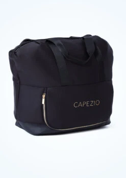 Capezio Signature Tote Dance Bag -dance costume CAB223 BLK FRONT 1T 21380.1696634819