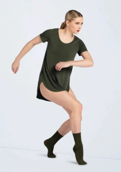 Weissman Oversized Favorite Tee Dress 25 Weissman Oversized Favorite Tee Dress -dance costume D10565 olive W775 olive 2616 220819101435 37954.1678890768