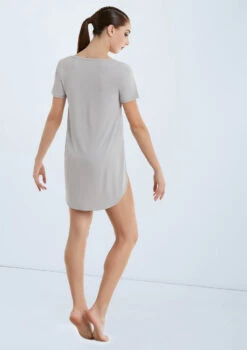 Weissman Oversized Favorite Tee Dress 23 Weissman Oversized Favorite Tee Dress -dance costume D10565 softgray 361 27821.1678890769