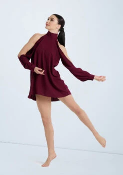 Weissman Open Sleeve Overdress -dance costume D10759 blackcherry 107915 97035.1698840460