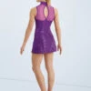 Weissman Sleeveless Sequin Shift Dress 1 Weissman Sleeveless Sequin Shift Dress -dance costume D11024 electricpurple 019 28277.1678890804