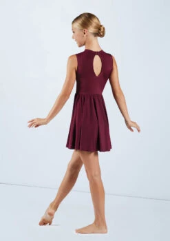 dance costume 21 Weissman Keyhole Back Skater Dress