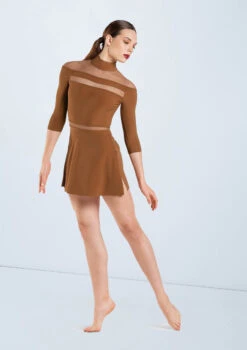 Weissman Matte Jersey Shift Dress 9 Weissman Matte Jersey Shift Dress -dance costume D13032 camel 2189 70537.1698450322