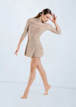 Weissman Matte Jersey Shift Dress 8 Weissman Matte Jersey Shift Dress -dance costume D13032 latte 736 93556.1648857015