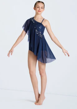 Weissman Cruel World -dance costume D13083 navy webpdponly 145 83070.1698718497