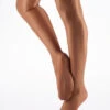 Danskin Shimmer Footed Dance Tights Toast -dance costume DA1331 MAIN TST 17707.1678882485
