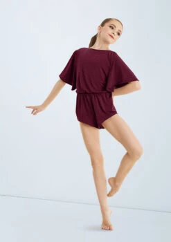 Weissman Islands -dance costume MJ11095 blackcherry 025 56915.1698450384