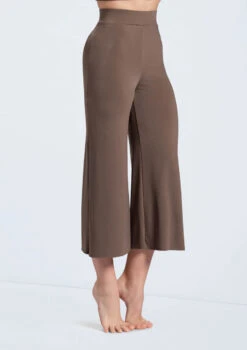 Weissman Matte Jersey Culottes -dance costume MJ12791 mocha 478 72817.1678891070