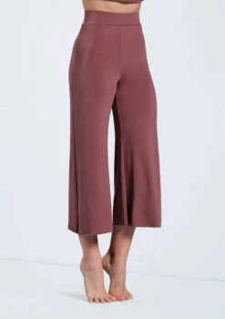 Weissman Matte Jersey Culottes -dance costume MJ12791 rosewood 04 39265.1678891071