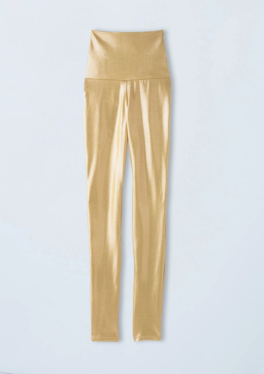 Weissman High Waist Metallic Leggings 4 Weissman High Waist Metallic Leggings - Image 2