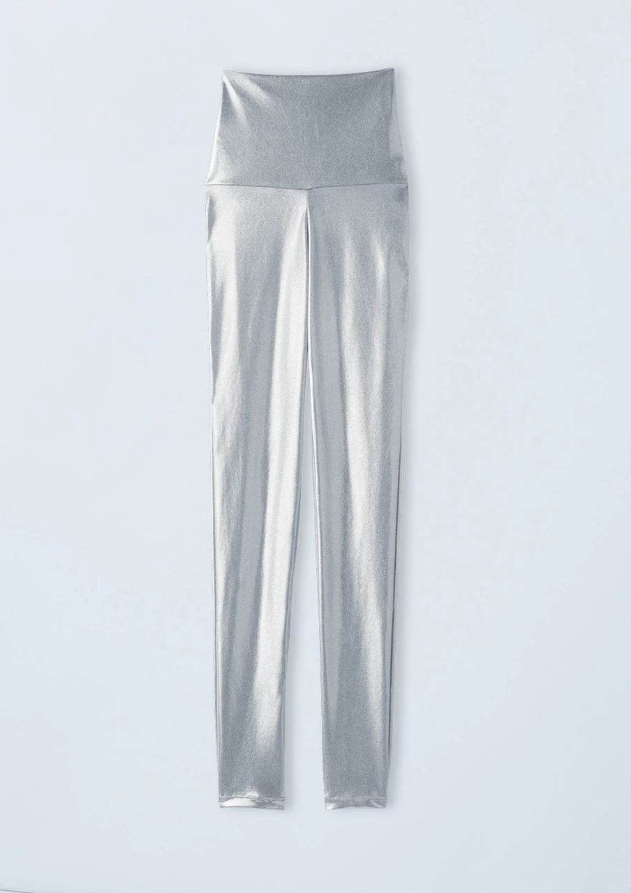 Weissman High Waist Metallic Leggings 6 Weissman High Waist Metallic Leggings - Image 4