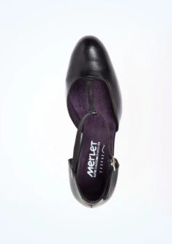 Merlet Eva Ballroom Shoe 1.75" -dance costume MLEVA CROPM BLK 51509.1678928212