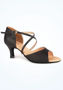 Move Dance Maria Dance Shoe 2.33" - Black -dance costume MOD0023 MAIN BLK T 46684.1694685397